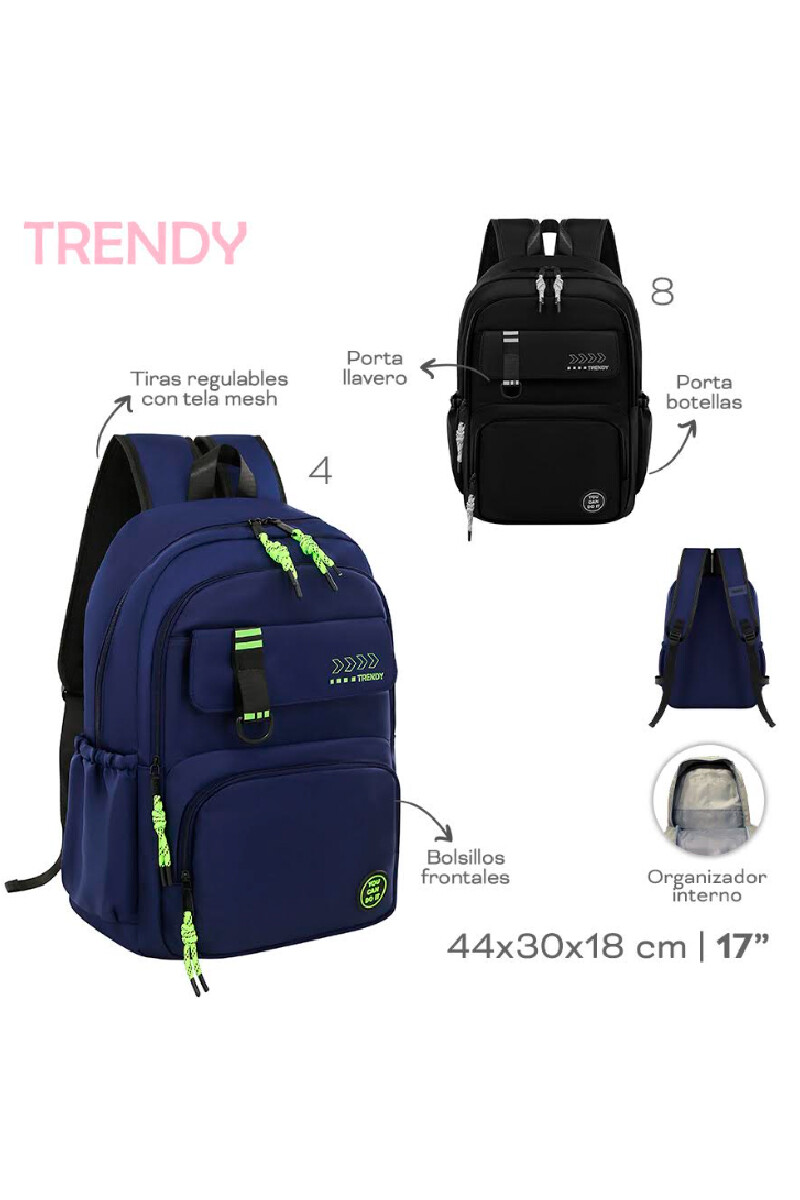Mochila Trendy Azul