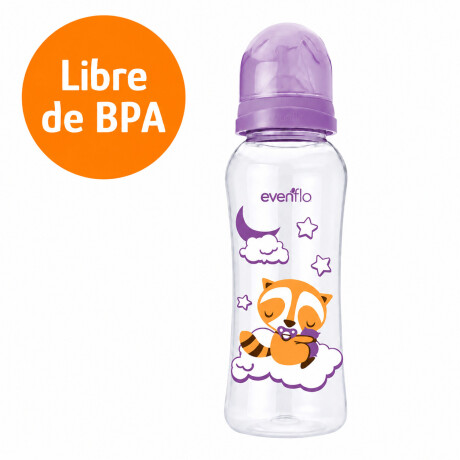 Mamadera Evenflo Dreams Bebés 3-12M 240Ml Tetina Flujo Medio Lila