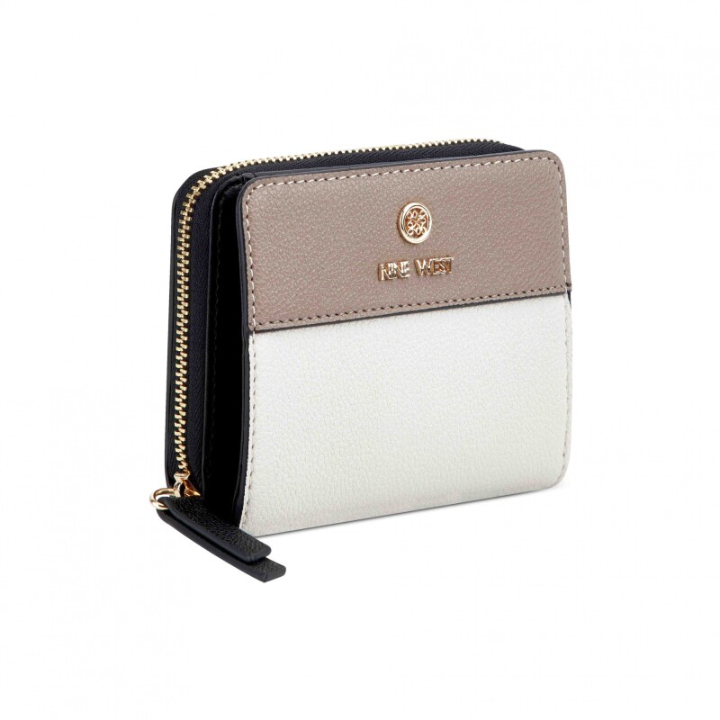 Small Leather Good Lockup 9 Slg Small Zip Around Milk Multi