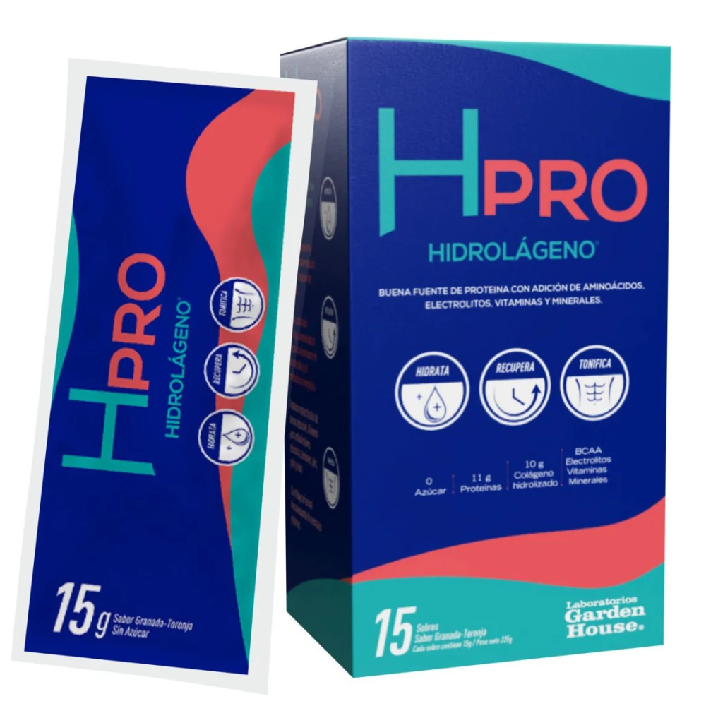 HIDROLAGENO HPRO CJ X 15 SOBRES