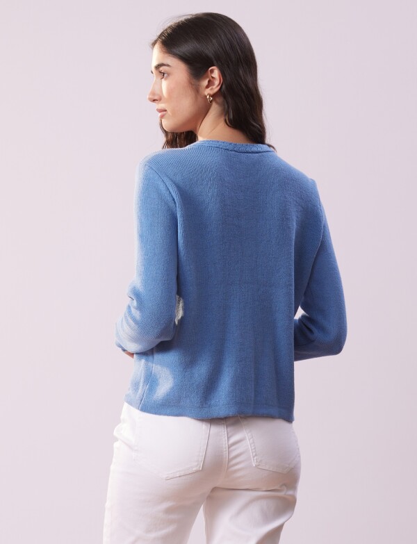 Cardigan Algodón CELESTE