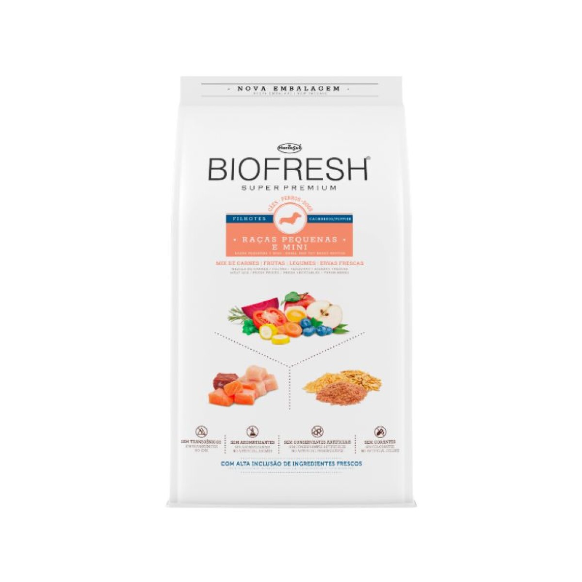 BIOFRESH PERRO FILHOTE RAZ. PEQ 3KG POLLO - Biofresh Perro Filhote Raz. Peq 3kg Pollo 