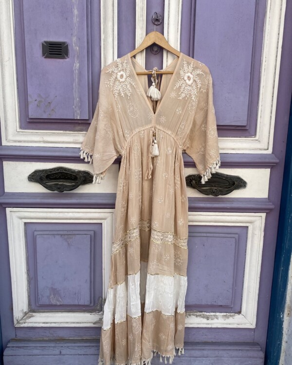 Vestido Chiara beige