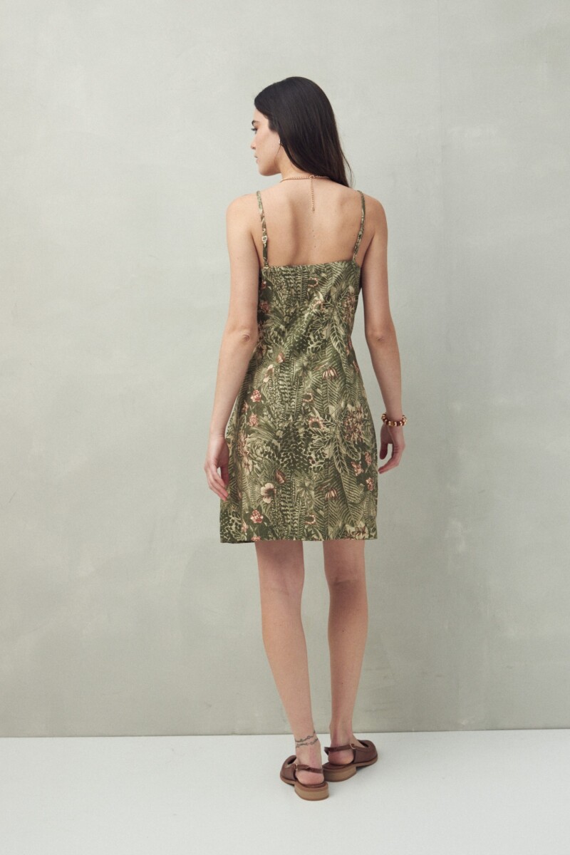 VESTIDO BAMBU Verde Oliva