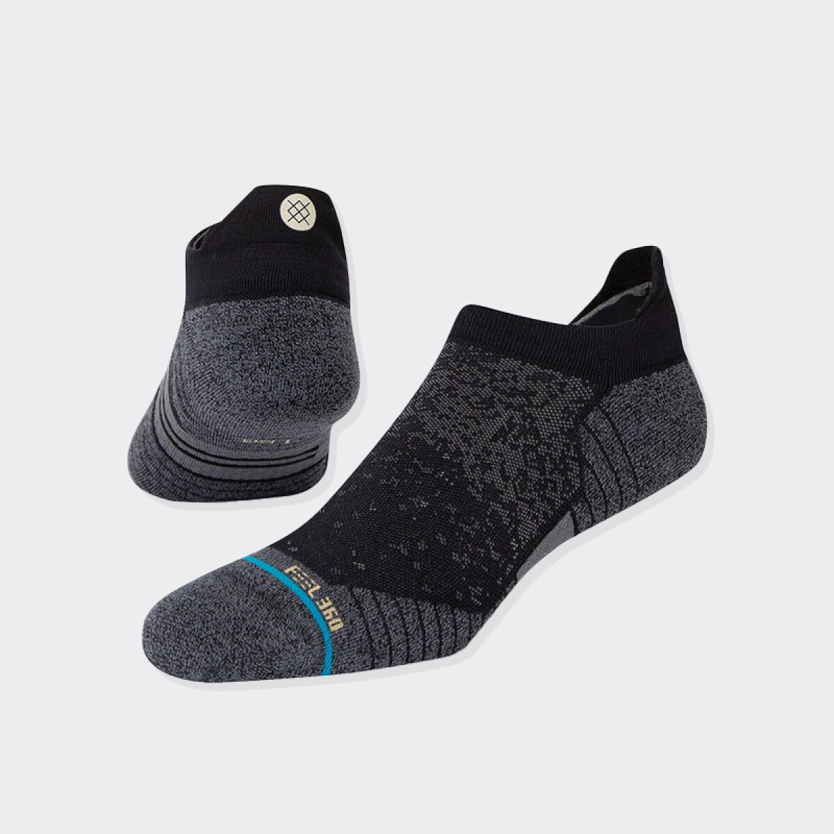 Medias Stance Running - Negro 