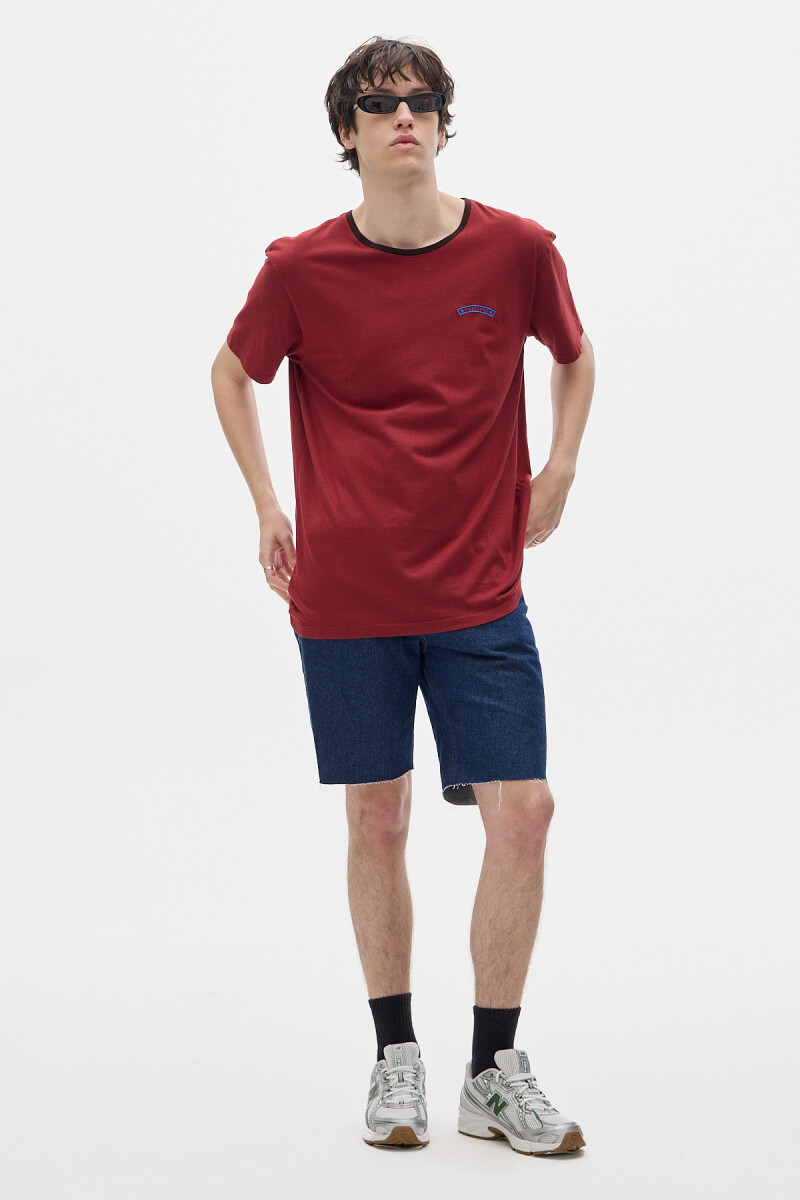 T-shirt Atenos Bordeaux