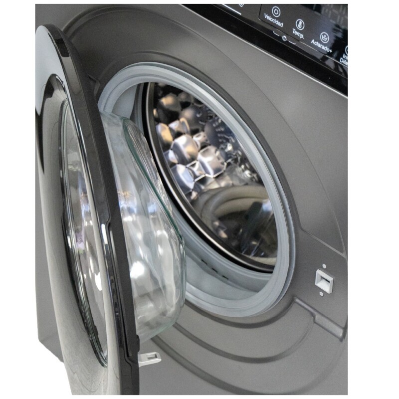 Lavarropas Petra Automático Inverter 6kg Silver Frontal Gris Oscuro Lavarropas Petra Automático Inverter 6kg Silver Frontal Gris Oscuro