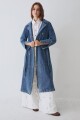 TRENCH JEAN Azul Claro