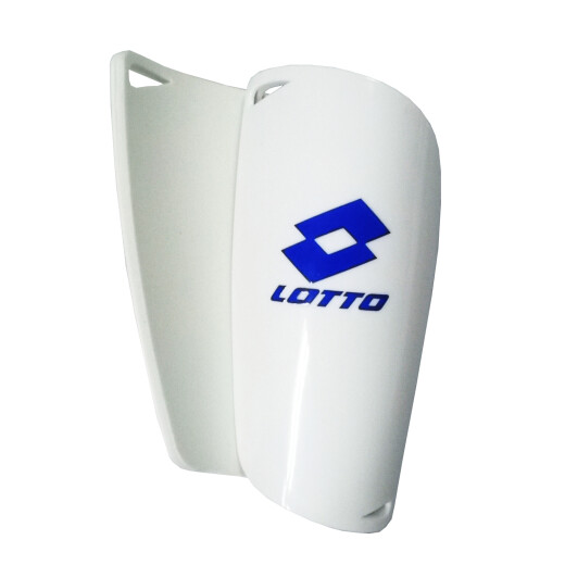 Canillera Lotto Futbol Prato Negro-Verde Fluor C/Media Blanca S/C