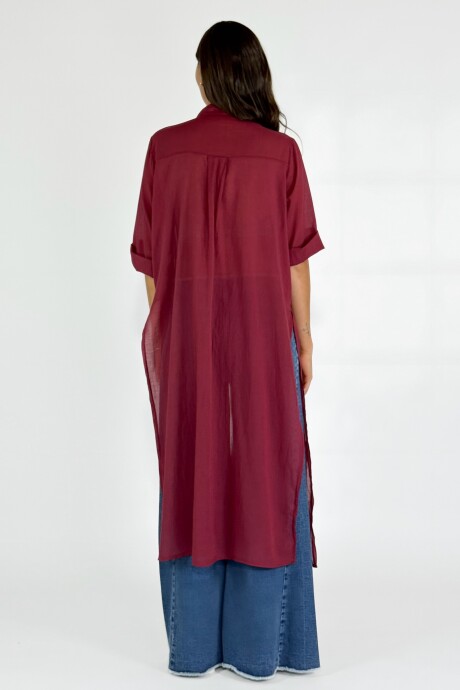 CAMISA PERUGIA Bordo