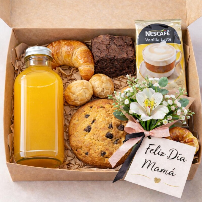 Desayuno Feliz Día Mamá con Flores Desayuno Feliz Día Mamá con Flores