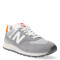 Championes de Mujer New Balance 574 Gris - Blanco - Anaranjado