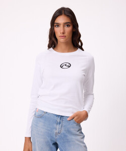 T-SHIRT M/L SAULAW26 RUSTY Blanco