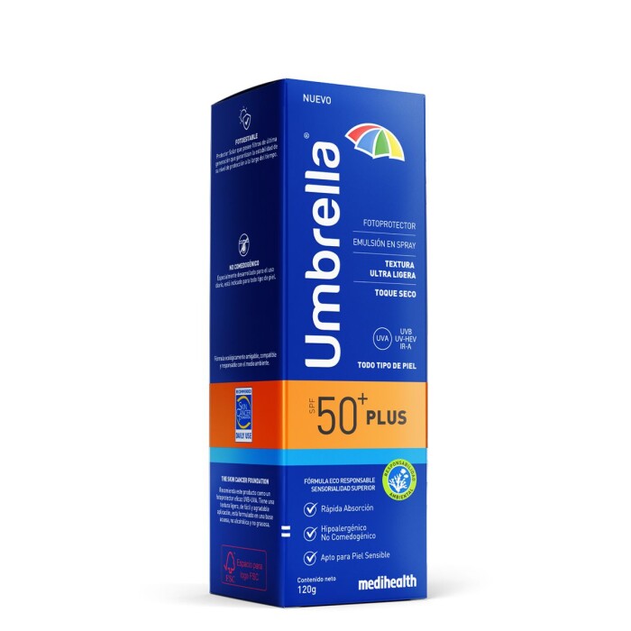 UMBRELLA RES.AGU EMUL SPF 50+ ECO X 170 única