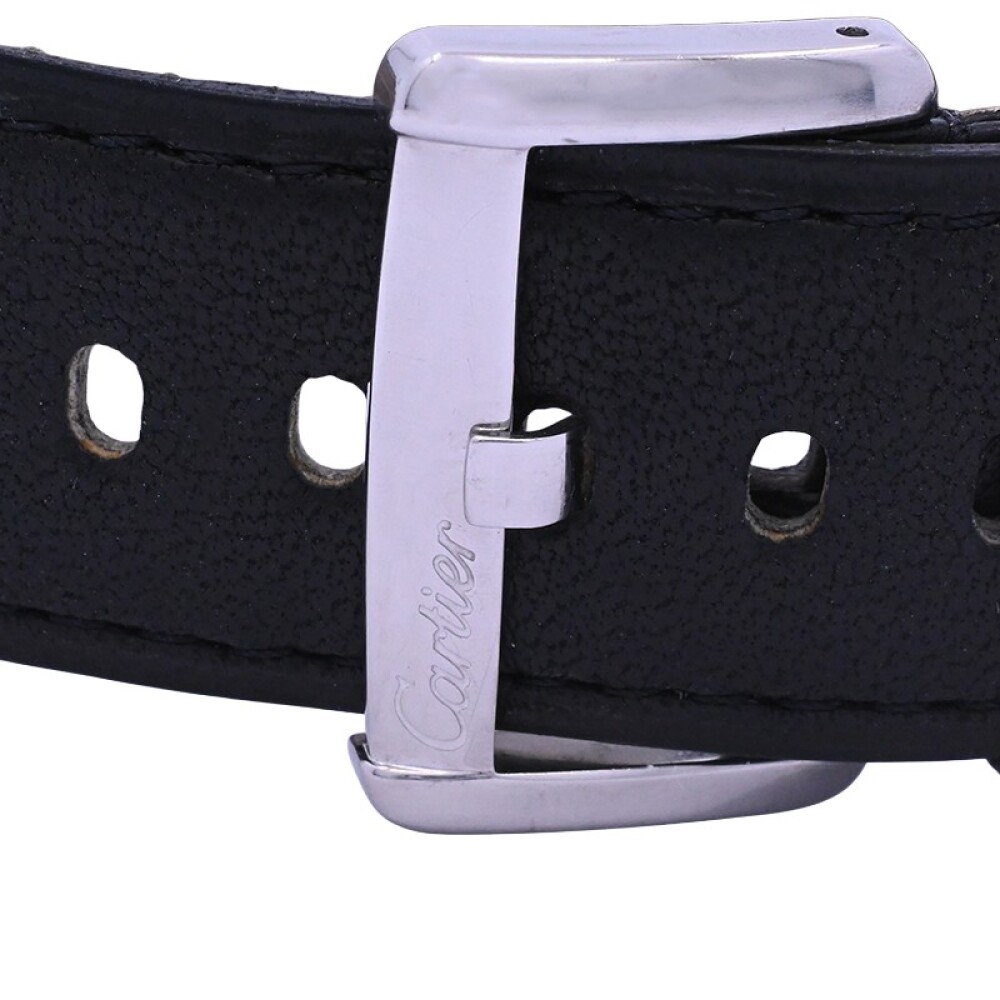 Cartier Tank Divan 2600 Quartz acero brazalete de cuero. Cartier Tank Divan 2600 Quartz acero brazalete de cuero.