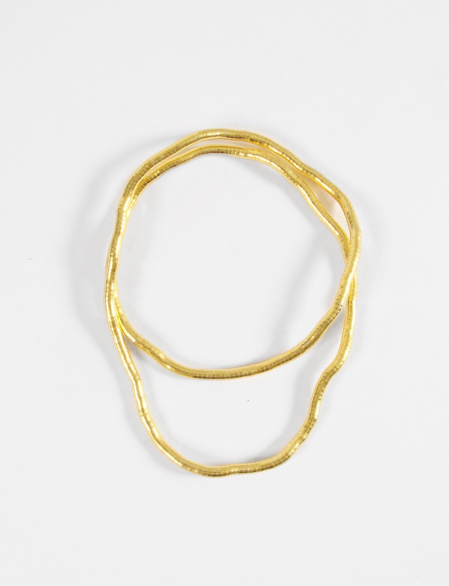 Collar moldeable metal - dorado 