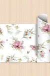 Papel Regalo Bobina 60cm x 100mts PINK FLOWERS