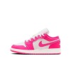 Championes Air Jordan 1 Bajo de Niña Rosado