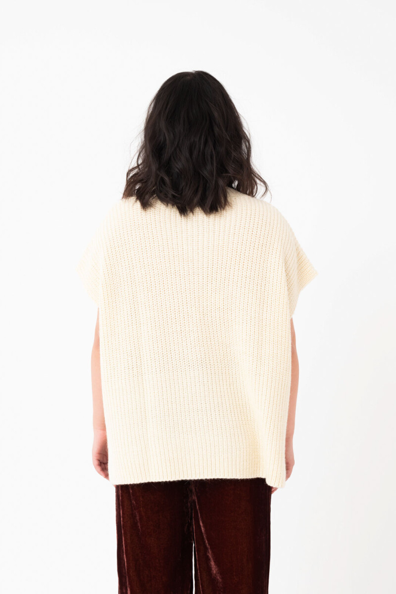 CHALECO PONCHO Natural