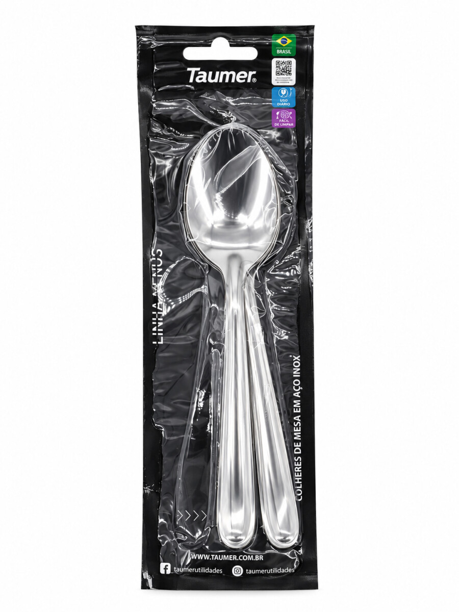 CUACHARA SET 3 PCS - PLATEADO 