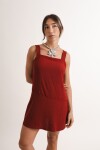 Vestido Tulip Bordo