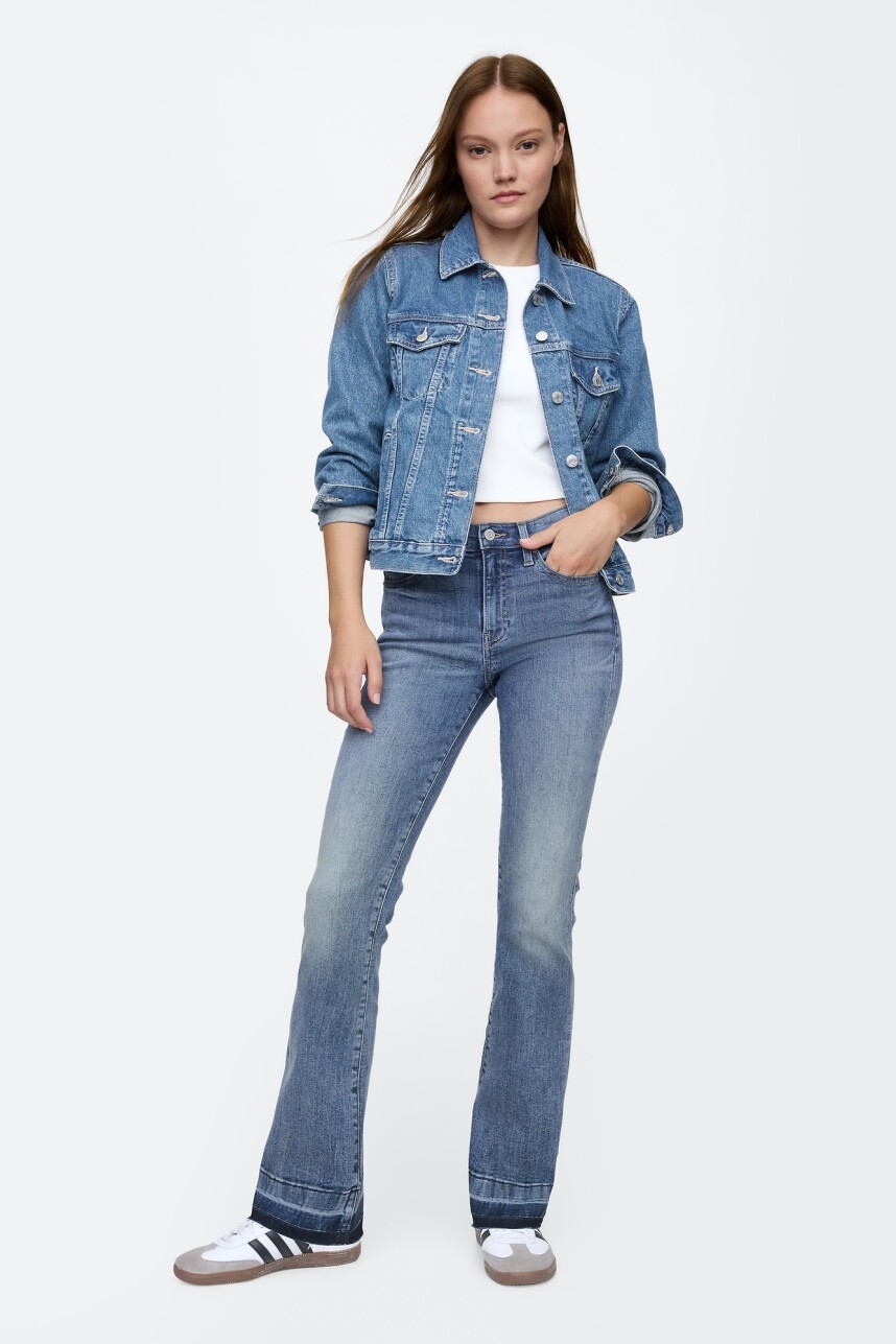 Jean Baby Boot Mujer Medium Wash