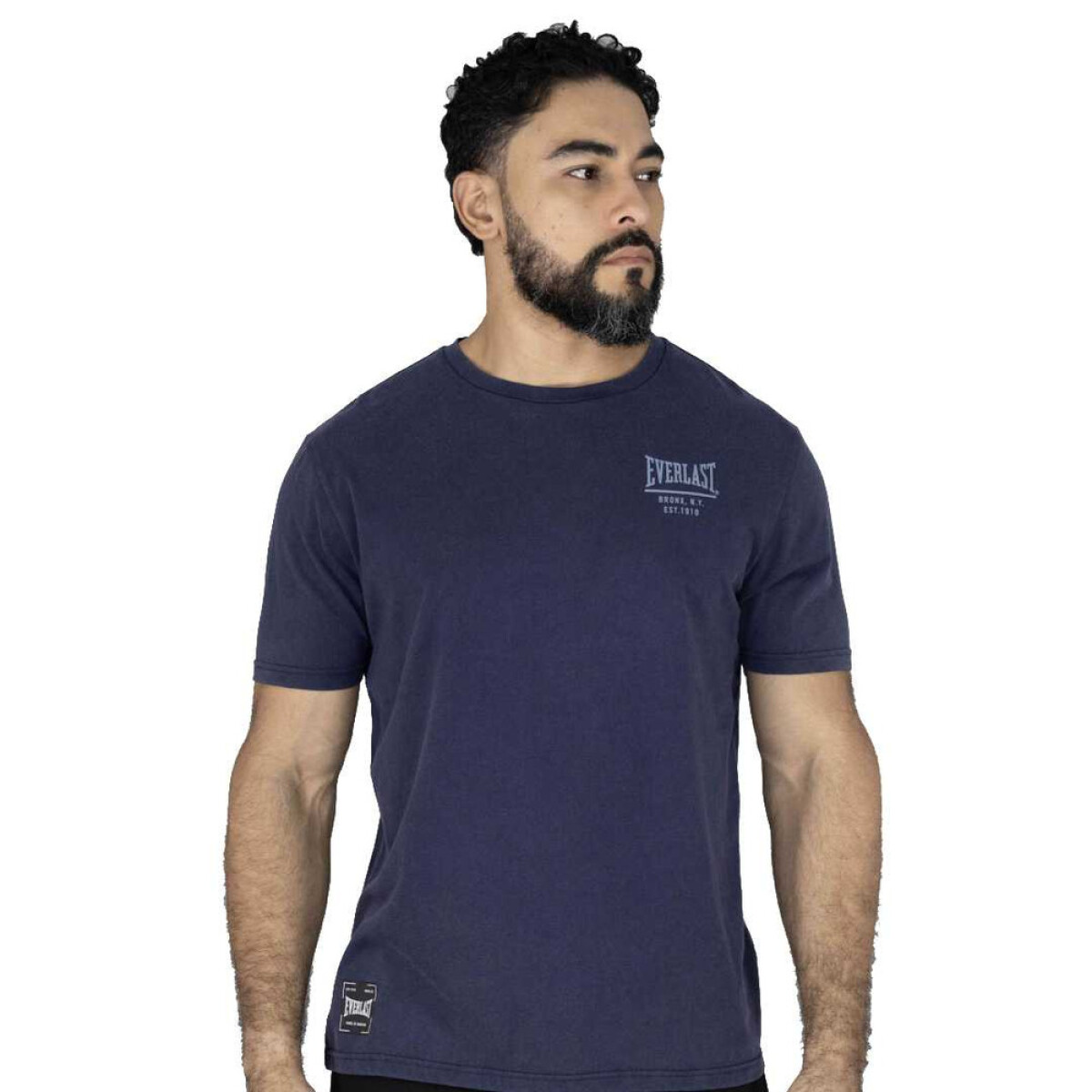 TSHIRT MEN COTT/POLY EVERLAST GREATNESS BR M6 S - NAVY SUEDE 