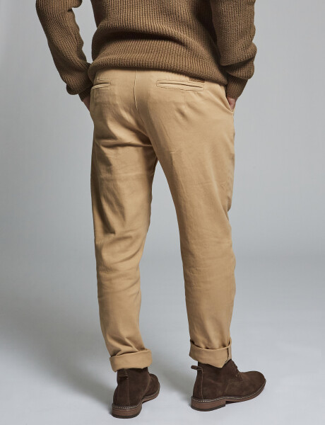 Pantalon chino beige