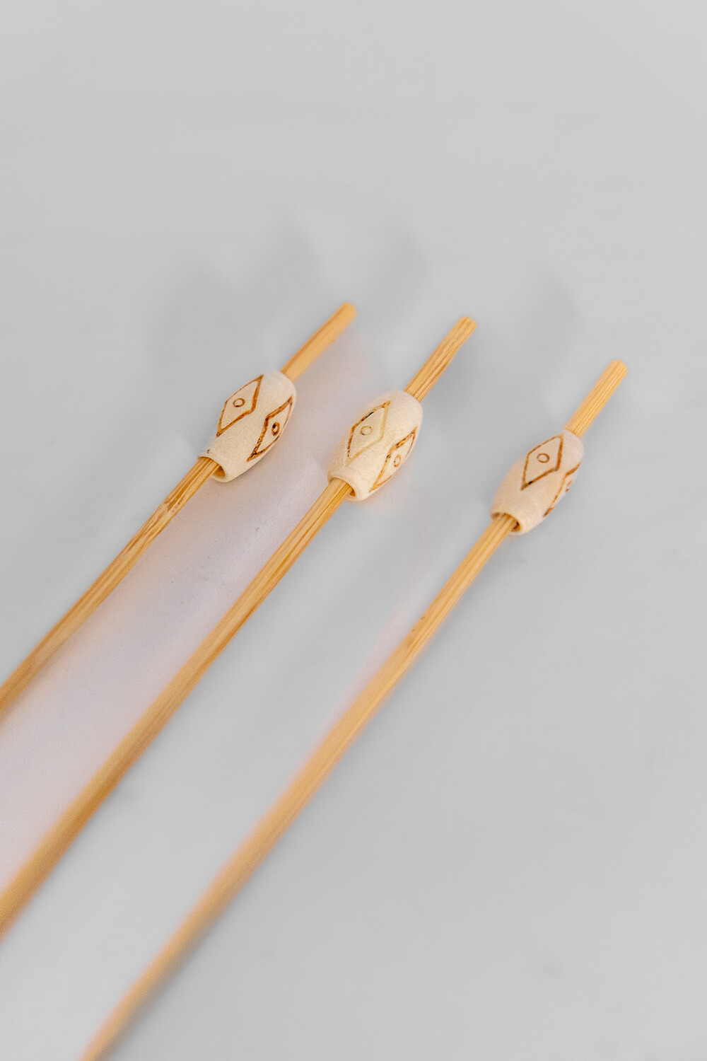 Bandejas, Tablas Y Copetineros Pincho Para Picada Set 25un. 8 Color Unico