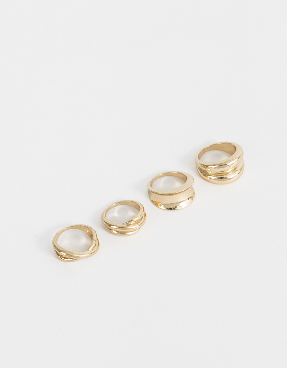 Sets De Anillos De Metal 