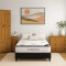 Promo Juego de Dormitorio Linea Naturale + Sommier 2 plazas Hamptons Hybrid Bronze ROBLE