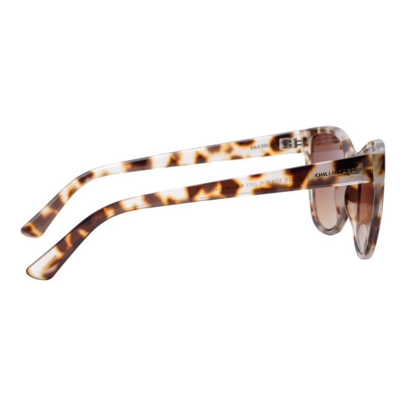 Lentes de Sol Chilli Beans Cancún Animal Print - Blanco