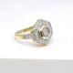 Anillo Oro 18K, Platino Y Brillantes Anillo Oro 18K, Platino Y Brillantes