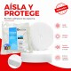 Burlete 15 x 6 mts BLANCO