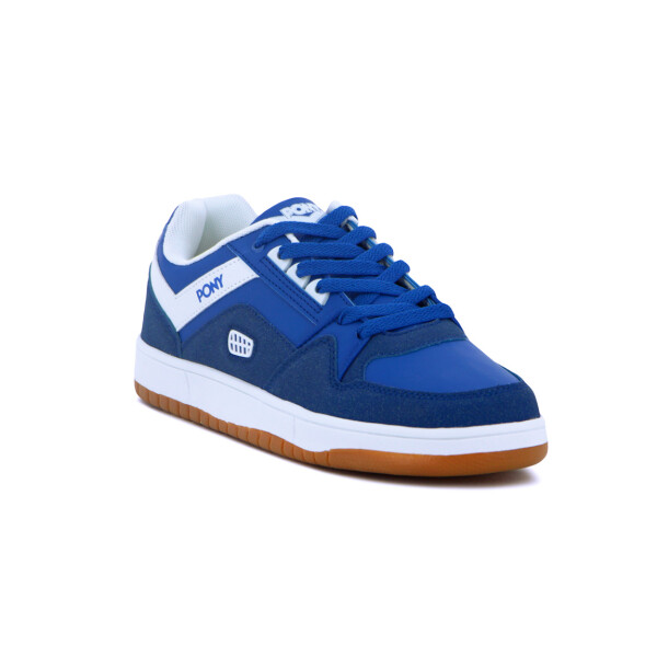 PONY LIFESTYLE M-100 BAJO AZUL/BLANCO - HOMBRE Azul-Blanco