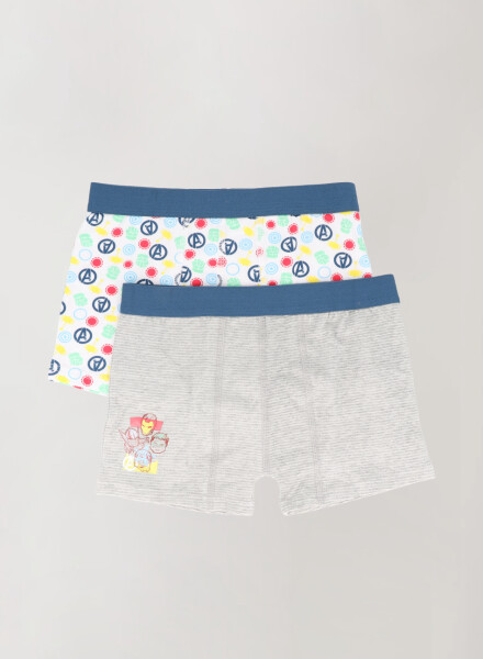 Pack x2 boxer marvel/disney Gris