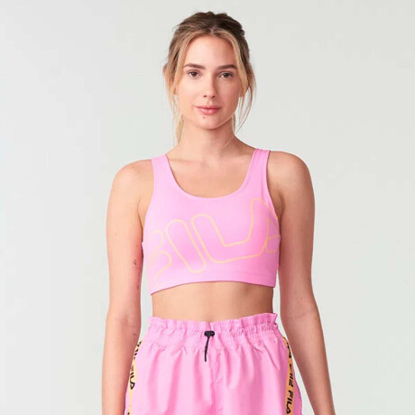 Fila Top Mujer Essential Ii Rosado-Naranja