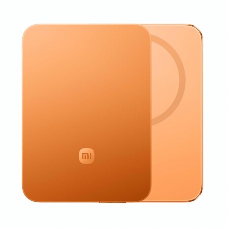 XIAOMI ULTRATHIN MAGNETIC POWER BANK 5000 15W Cargador Portátil XIAOMI Magnetic Power Bank Ultrathin 15W 5000 mAh - Orange