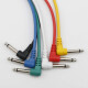 Pack X 6 Cables Interpedal 30cm Plug Para Pedal Musica Multicolor