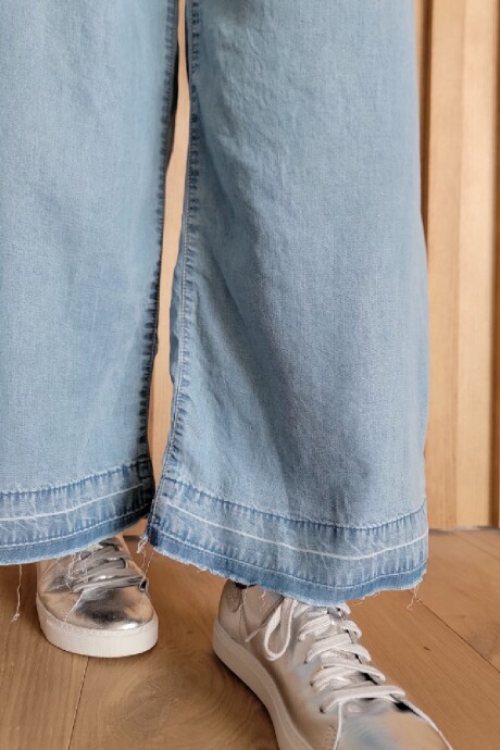 Pantalón Ficus Denim Celeste