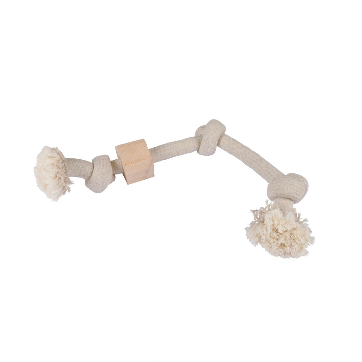 JUGUETE - CUERDA C/MADER NATURAL/BEIGE CUERDA 6ANI1217 