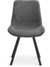 Silla de comedor HYGUM giratoria gris/negro Silla de comedor HYGUM giratoria gris/negro