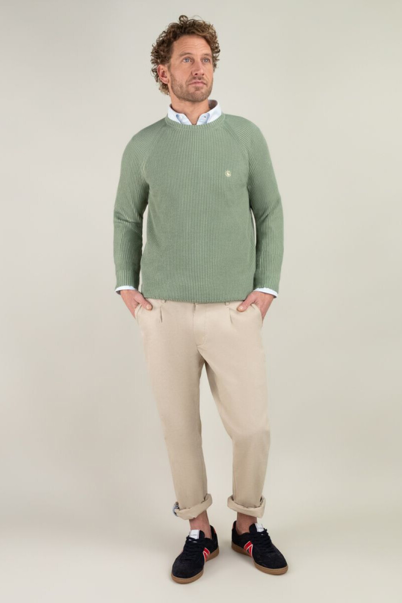 Jersey Punto Inglés Verde