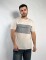 Remera combinada Beige