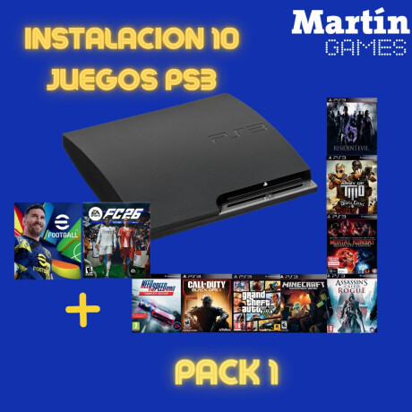 INSTALACION 10 JUEGOS DIGITALES PS3 PACK 1 Y 2 INSTALACION 10 JUEGOS DIGITALES PS3 PACK 1 Y 2