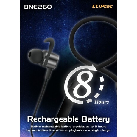 Auricular Cliptec 260 Wireless Deportivo Gray 001
