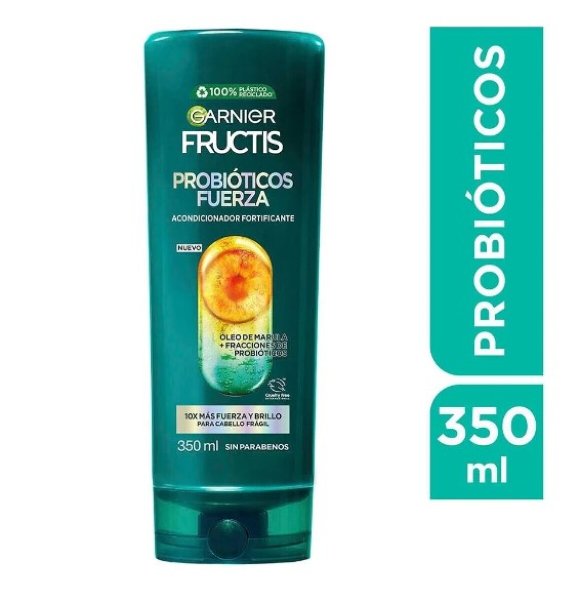 Garnier Fructis Probióticos Fuerza 350 ml - Acondicionador 