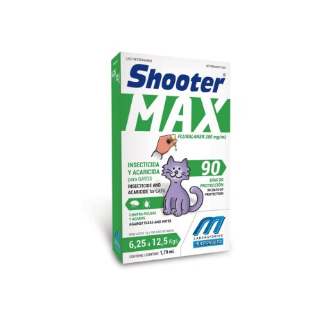 Pipeta Shooter Max Gatos 6,25 a 12,5 Kg Pipeta Shooter Max Gatos 6,25 a 12,5 Kg