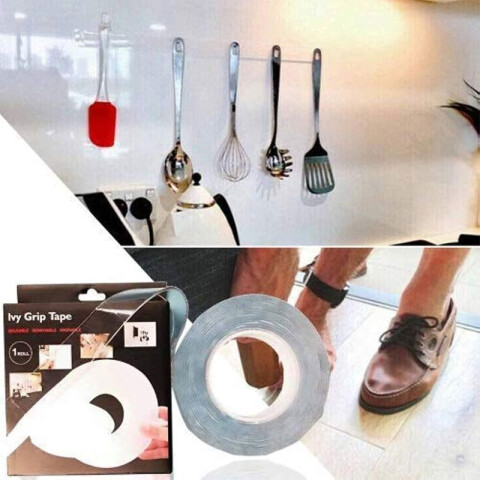 Cinta adhesiva doble faz transparente Cinta Adhesiva Doble Faz Transparente