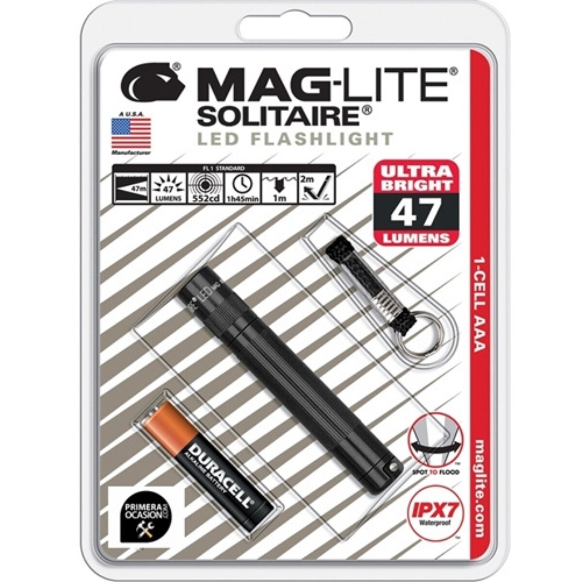 Linterna Maglite Solitaire mini LED - Negro 